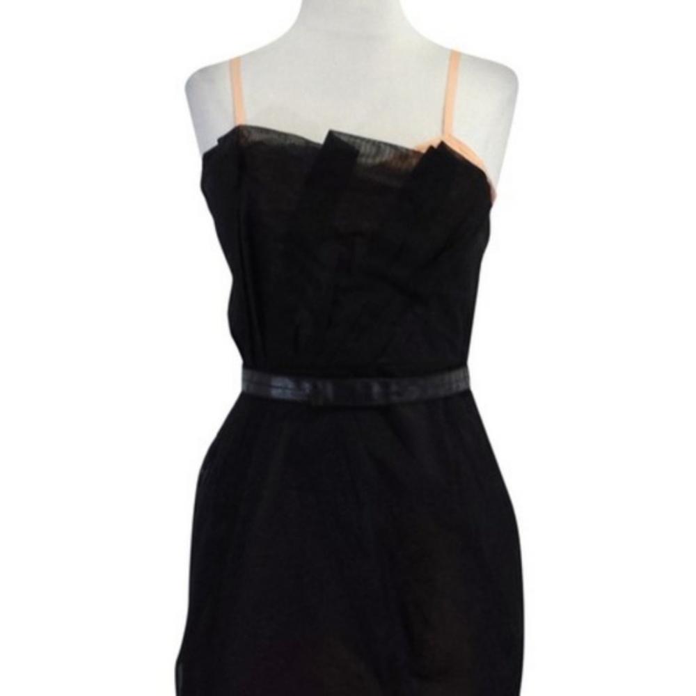 Marc by Marc Jacobs taffeta blank and pink dress